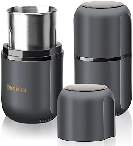 Electric Spice & Herb Grinder 7.5" — Grey