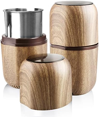 Electric Spice & Herb Grinder 7.5" — Wood Grain